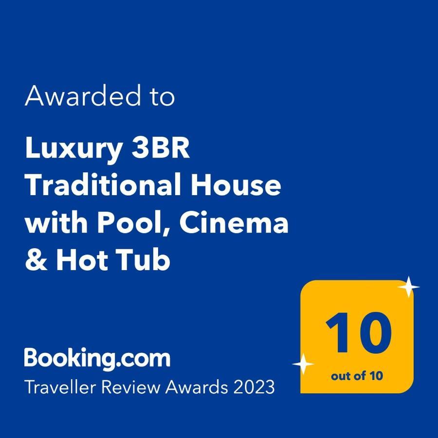 Narcisa - Luxury 3Br Traditional House With Pool, Cinema & Hot Tub Xagħra Exterior foto
